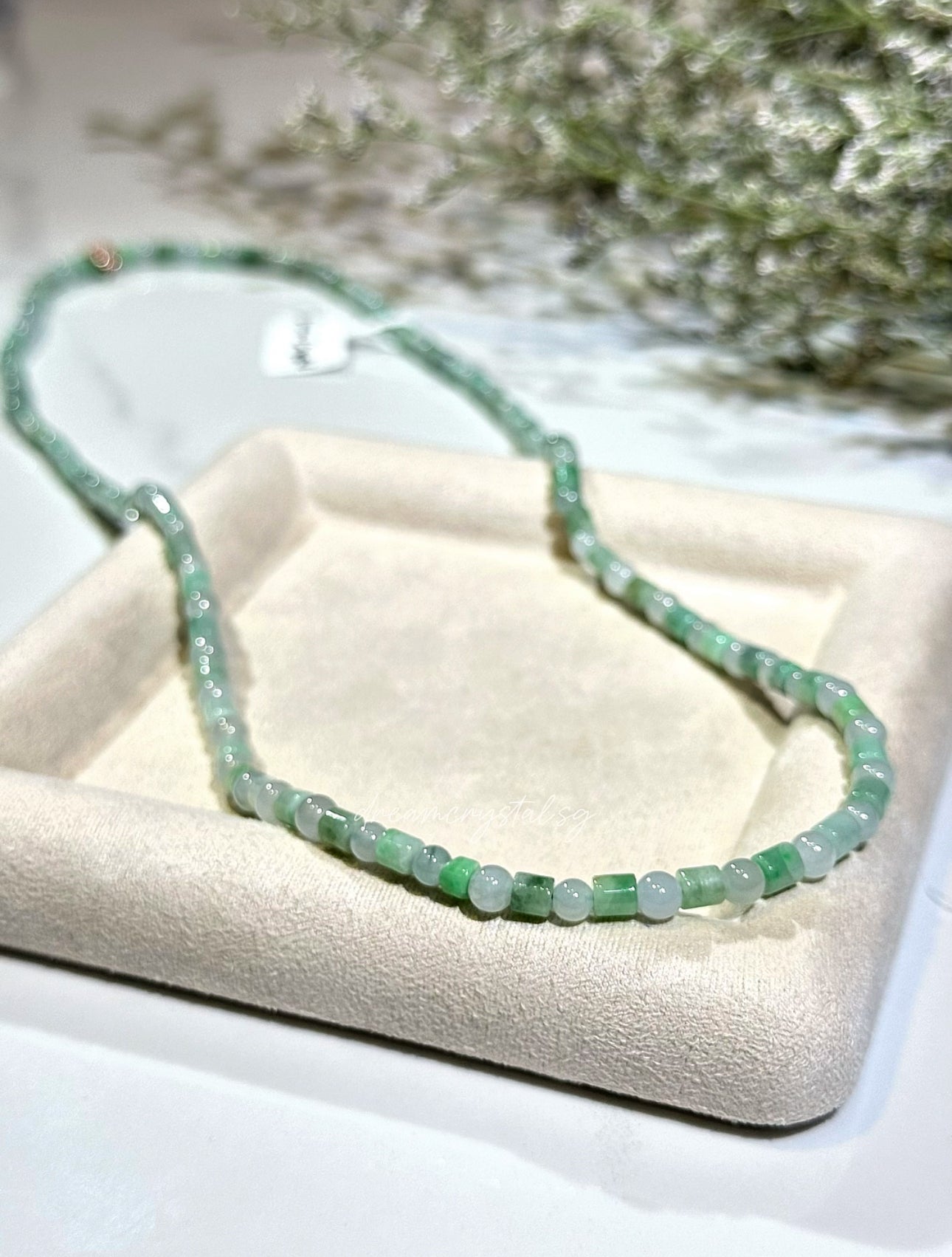 Grade A Burmese Jadeite Necklace