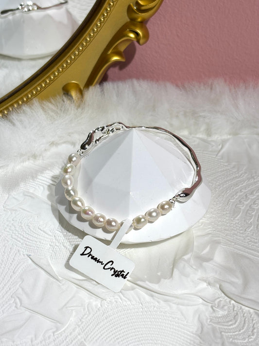 Natural Freshwater Pearl Bangle Design [S015]