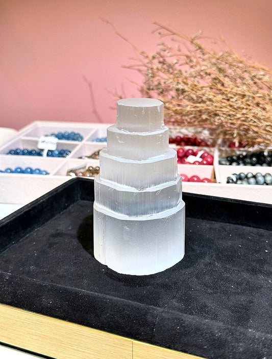 Premium Selenite Tower