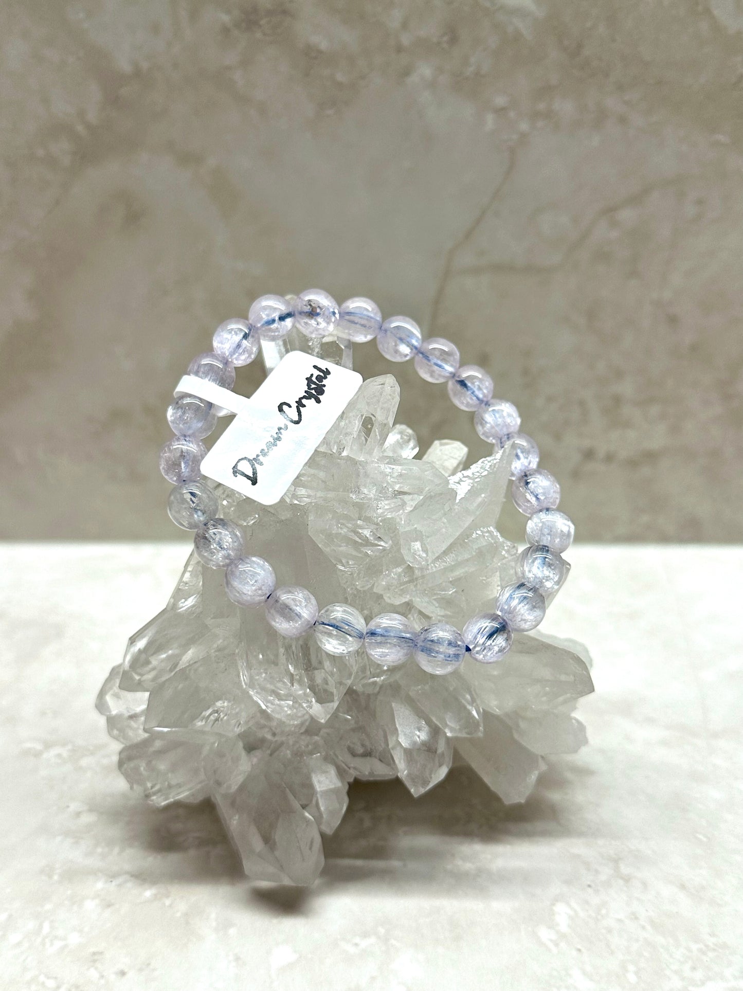 Grad. Collector Rare Cateye Icy Blue Kunzite Bracelet
