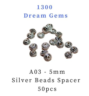 A03 5mm Silver Beads Spacer