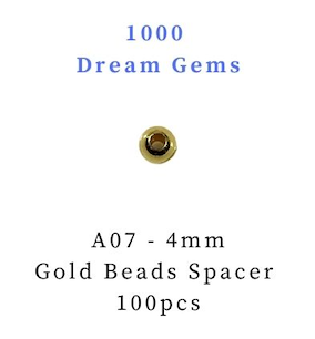 A07 4mm Gold Beads Spacer